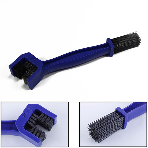 Bicycle three-sided chain cleaning soft brush, mountain bike chain brush, road bike chain flywheel cleaning brush