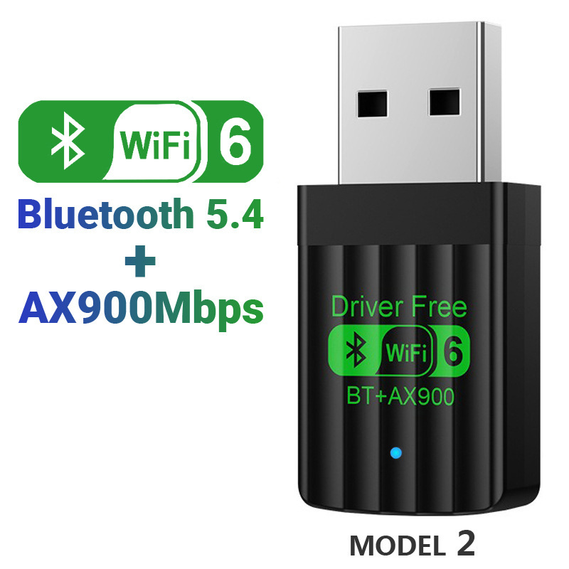 Wifi6 Wireless USB Network Card Ax900 Bluetooth 5.4 Two-In-One Desktop Computer Connection Wireless Wifi Adapter