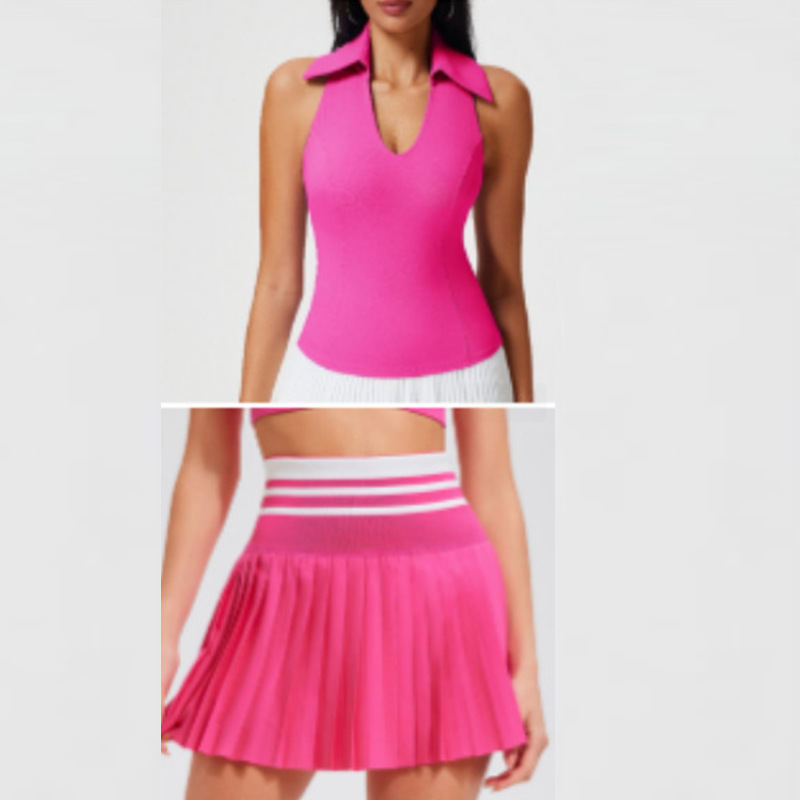 Conjunto de falda deportiva Caijue para golf, tenis y bádminton, antiexposición, para correr al aire libre.