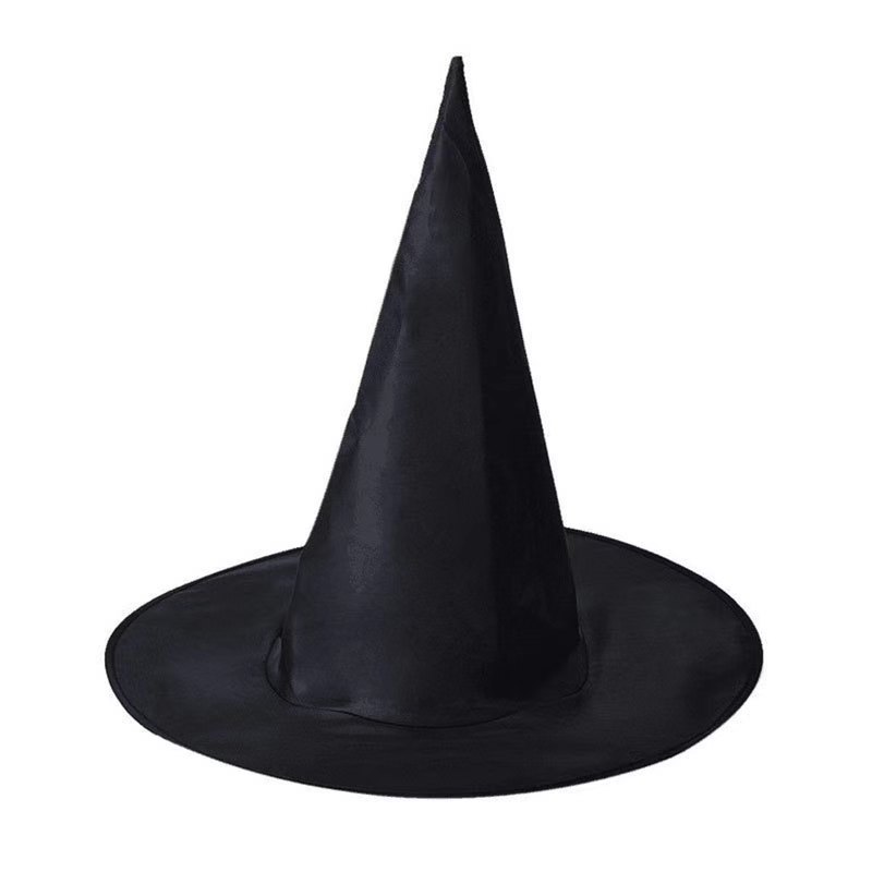 Sombrero de Halloween Sombrero de bruja para niños adultos Sombrero de mago de Harry Potter Sombrero de tela Oxford negro