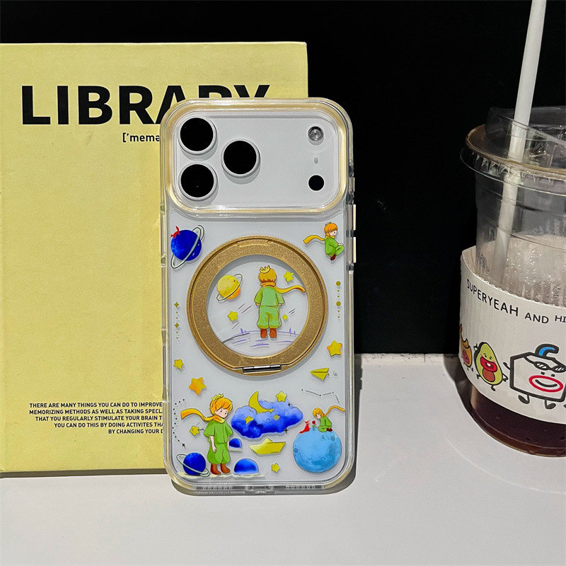 Sødt anime prins ræv telefoncover til iphone 17 16 pro max_voghion.com
