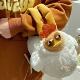 25 new net red commuter cuckoo chicken shoulder back plush toy cute messenger bag claw machine doll manufacturers wholesale