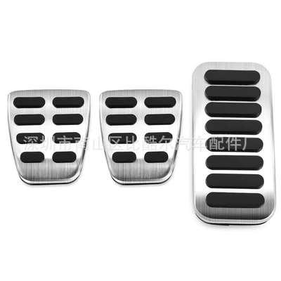 Suitable for Hyundai Elantra, Accent, Kona, Kauai Accelerator and Brake Pedal Metal Pedal Modification (Dekorativ pedal başlıqları) - manual