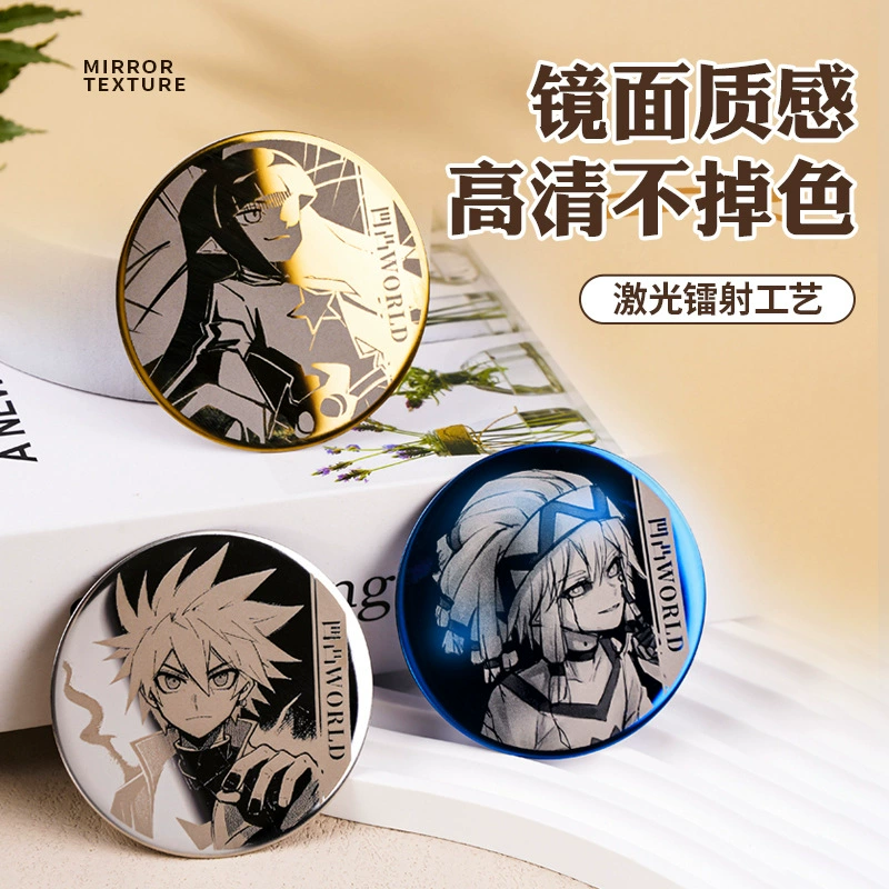 Metal mirror mirror Round stainless steel mirror Square mirror mirror Rectangular mirror Special-shaped mirror