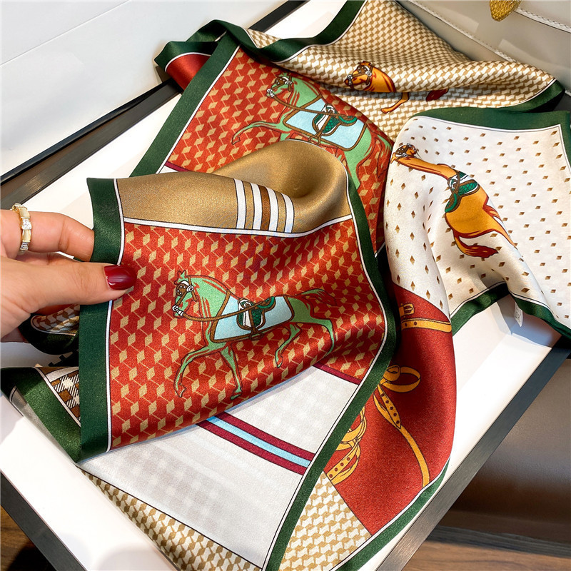 Hangzhou bufandas de seda verde azul estilo nacional morera seda flotante mujer primavera y otoño con bufandas de seda de doble capa 150 * 15cm bufandas