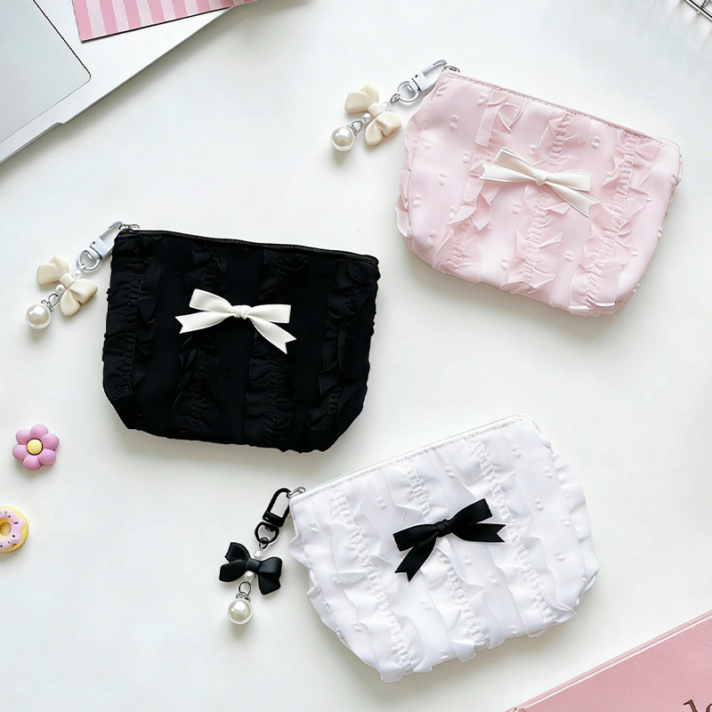 Fresh cute wallet with bow