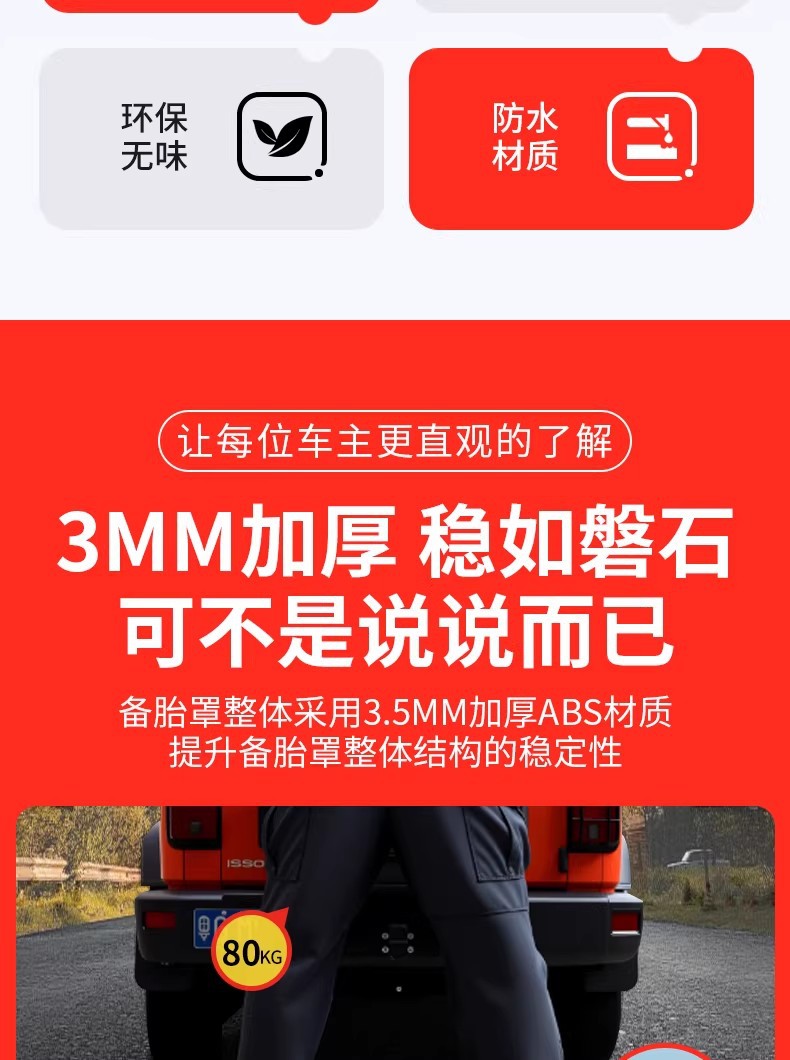 23-26 Models Tank 400Hi4T/Hi4Z Spare Tire Protective Cover Modified to Spare Tire Shell Original Car-Style Armor Accessories