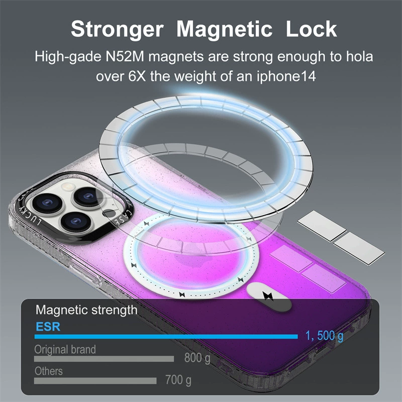 Apple, compatible acrylic phone case charging, iPhone 13, shockproof protective case, iphone, fall protection