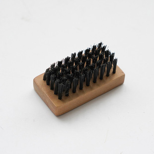 7.5*2.5 * 2.5cm Hemu black pp finger brush manicure small brush finger seam cleaning wooden nail brush