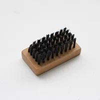 Ногтя щетки пальца pp черноты 7,5*2,5*2,5 cm палец щетки деревянного Малый очищая деревянную щетку ногтя