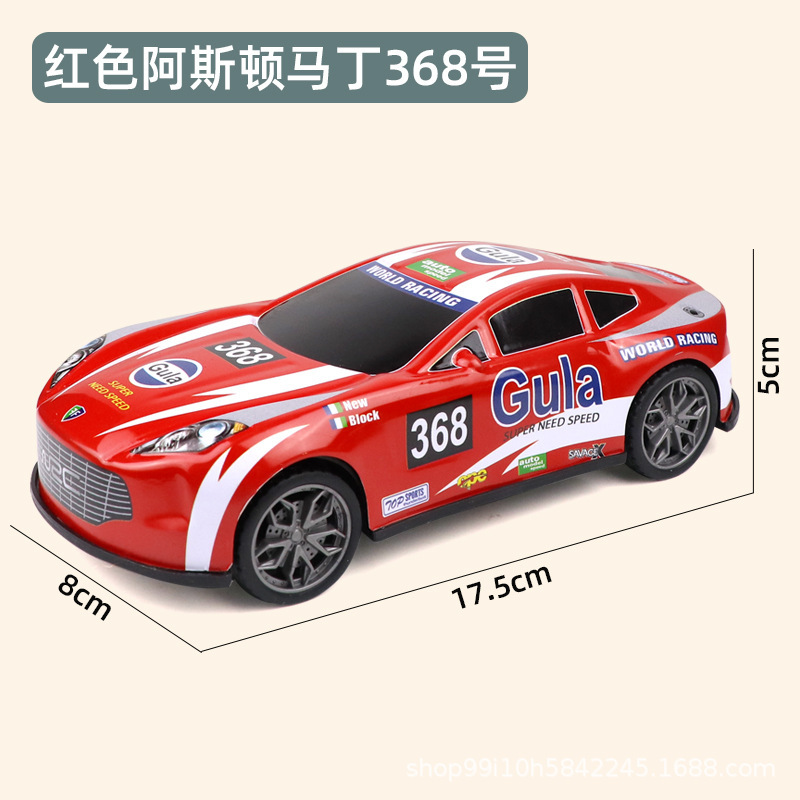 Aleación de gran tamaño inercia carro de acero coche de juguete para niños coche deportivo de carreras jardín de infantes accesorios de juguetes de comercio electrónico al por mayor