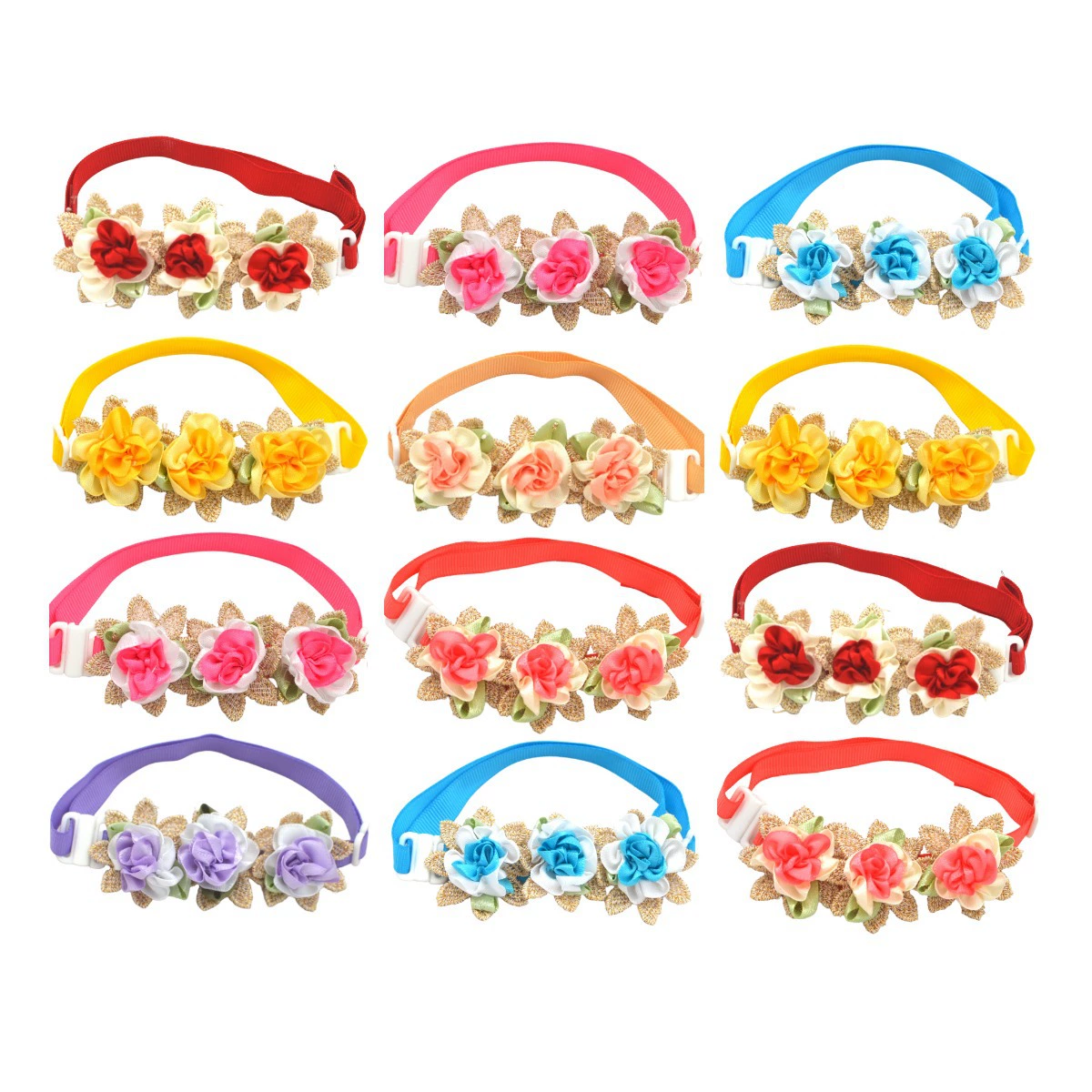 Новые домашние животные ручной работы двухцветные головные бабочки-бабочки с двумя цветами с жемчугом и бриллиантами для кошек и собак