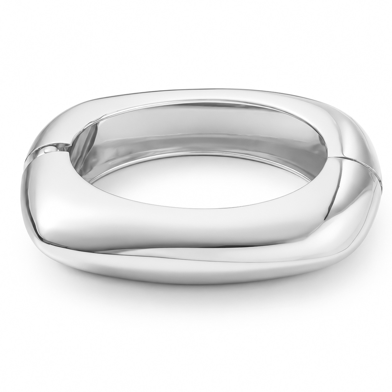 Pulsera Popular Transfronteriza Europea y Americana, Estilo Minimalista INS, Patrón de Onda Irregular, Joyería de Metal Brillante, Accesorios para Mujer