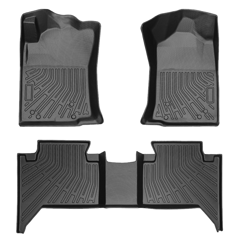 Es adecuado para Toyota Tacoma 2005 - 2015 TPE Foot Pads 3D All Weather Material Backpack Pad