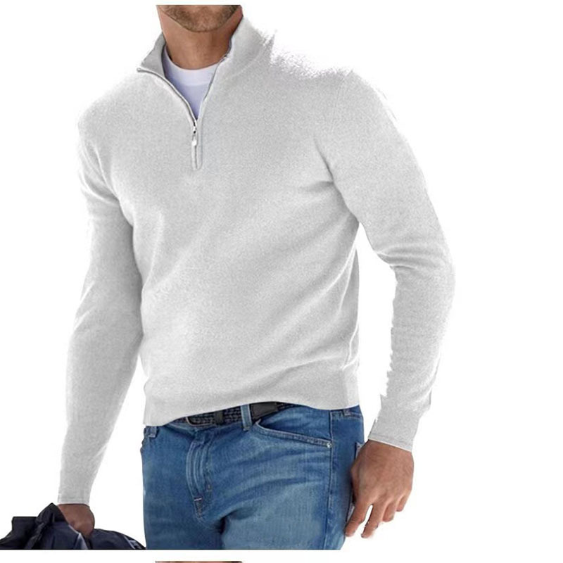 Maglione caldo da uomo a maniche lunghe SHFY 2023, vestibilità slim, maglietta da corsa_voghion.com
