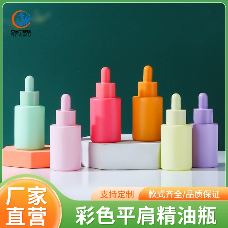 Капельные бутылки макарон цветные стеклянные бутылки с жидкой основы для разливочной бутылки для путешествий косметические бутылки пустые бутылки оптом