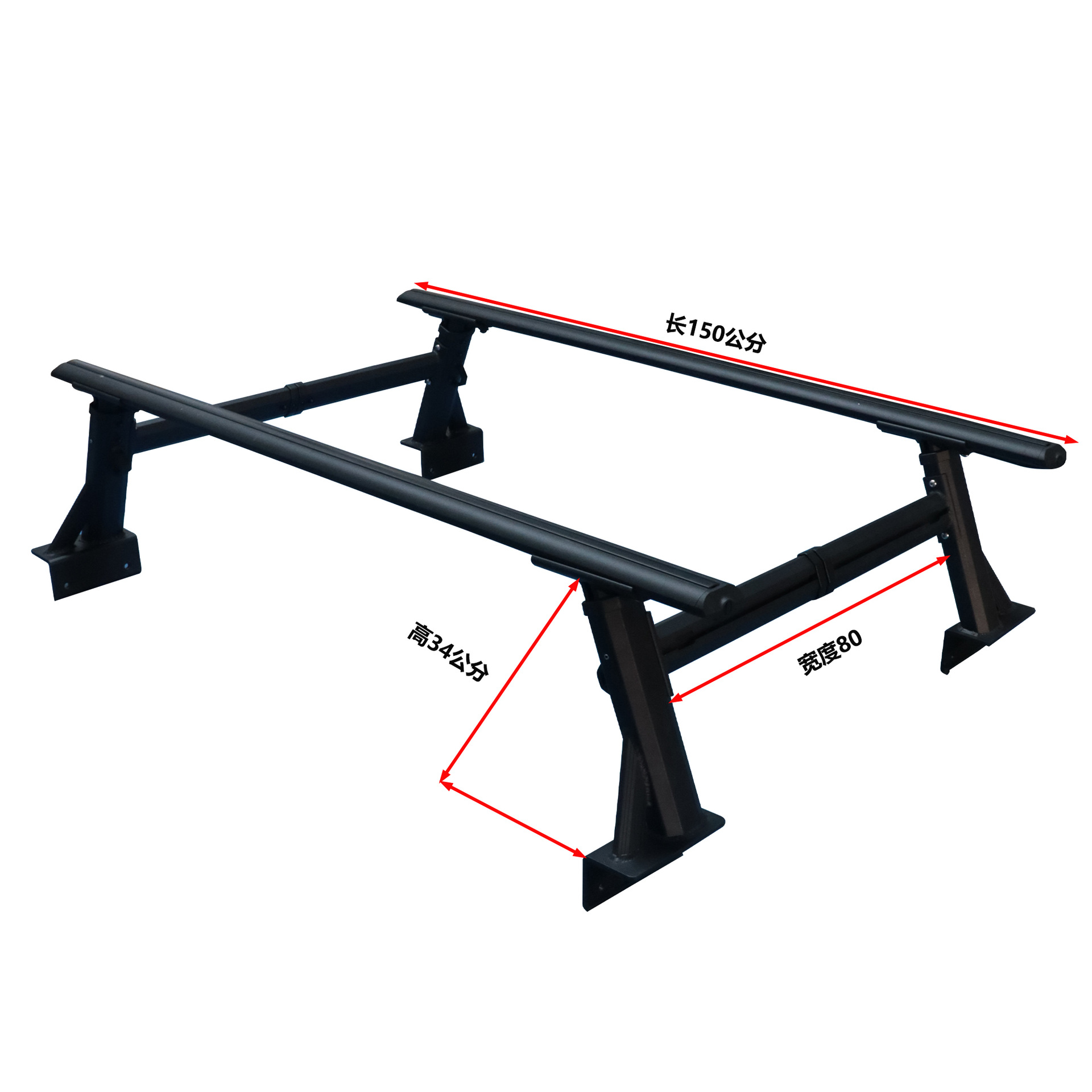 Retractable Gantry for Leather Cartoon Aluminum Alloy Off-Road Outdoor Extended Large-Capacity Gantry Car Luggage Rack