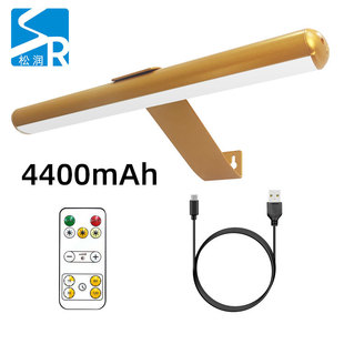 New Cross-Border Oval Oil Painting Lamp Magnetic Bathroom Mirror Headlight Remote Control Dimmable Three-Color Temperature Mural Lamp Without Flicker
