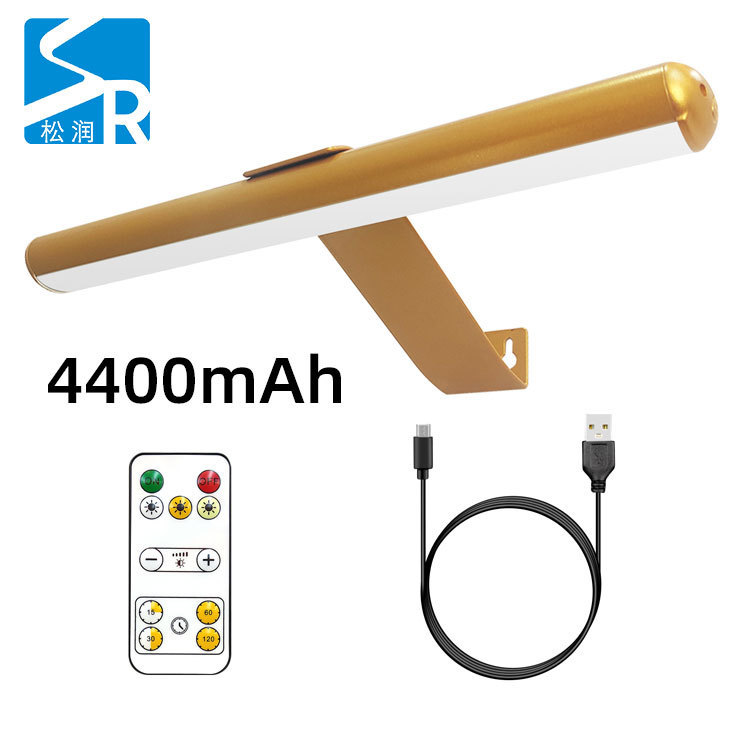 New Cross-Border Oval Oil Painting Lamp Magnetic Bathroom Mirror Headlight Remote Control Dimmable Three-Color Temperature Mural Lamp Without Flicker