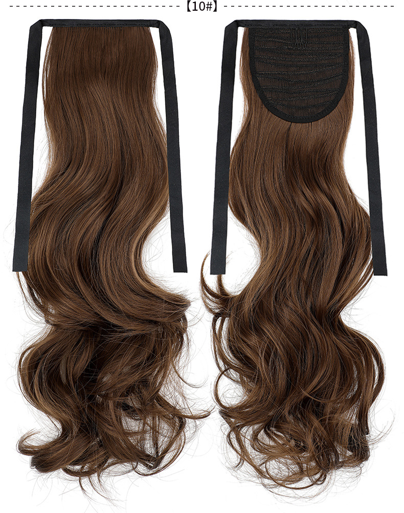 2024 Hot Selling Wig Women's Long Curly Hair Strap Style Wig Ponytail Seamless Extension Ponytail Braid_voghion.com