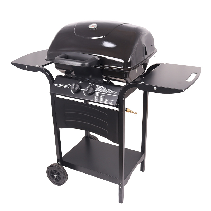 Mayorista CE certificación de doble cabeza horno de parrilla de gas grande parrilla de gas estadounidense comercio electrónico transfronterizo horno de gas comercio exterior