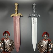 新款跨境 环保罗马剑维京人道具盾牌 万圣节表演武器玩具罗马宝剑