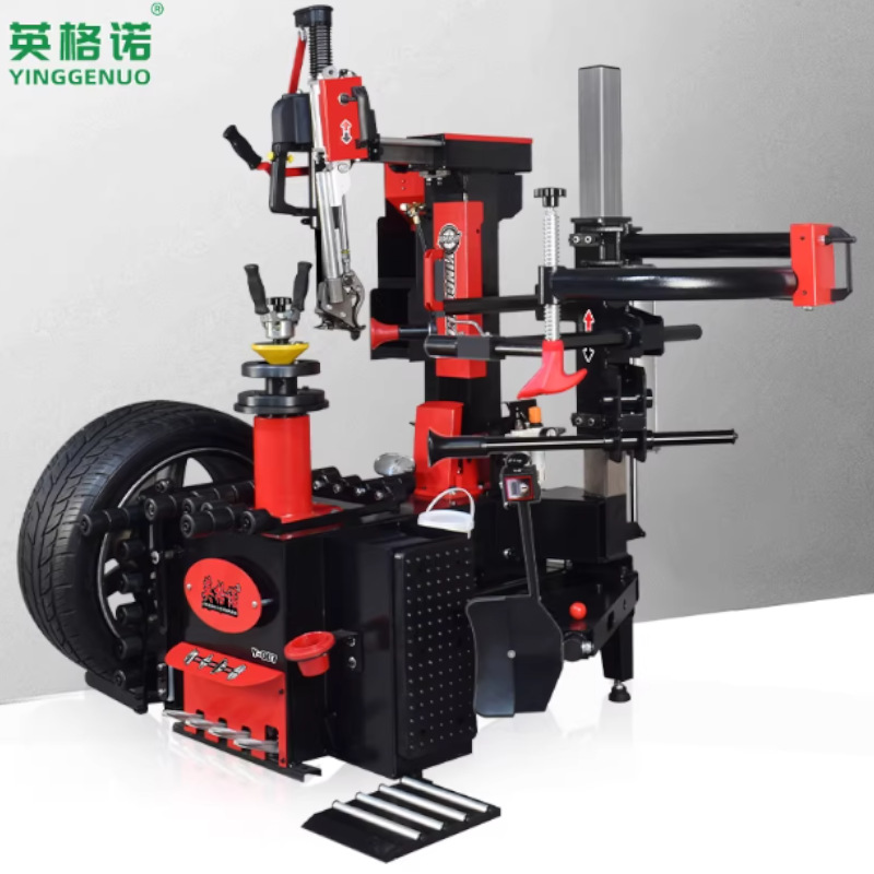 28寸汽车全自动无盘扒胎机拆胎机气动后仰鸟头Y-007轮胎拆装机
