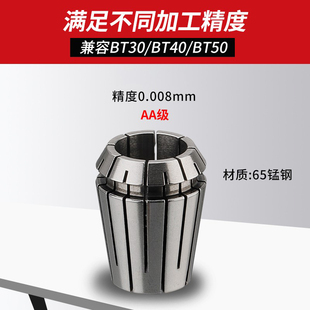 High-Precision Er Collet Large Aperture High-Precision Spring Spindle Elastic Engraving Machine Chuck Er16 20 25 32 40
