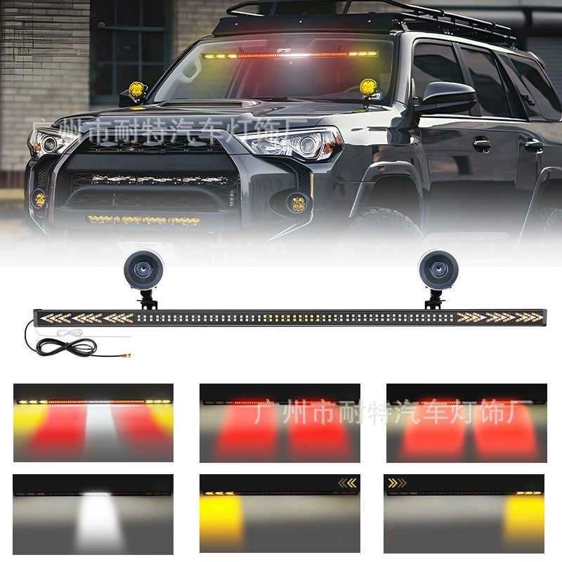 Новый автомобиль задний ветровое переделка светодиодный рейнджер длинный задний фонарь с рулевым/тормоза/задним ходом мульти-режим 82 см