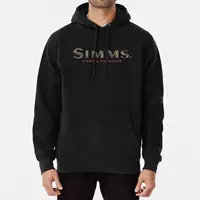 SIMMS осенне-зимняя толстовка с длинными рукавами, повседневная свободная одежда для рыбалки, мужская и женская толстовка, спортивная куртка на флисовой подкладке, следует иметь в виду