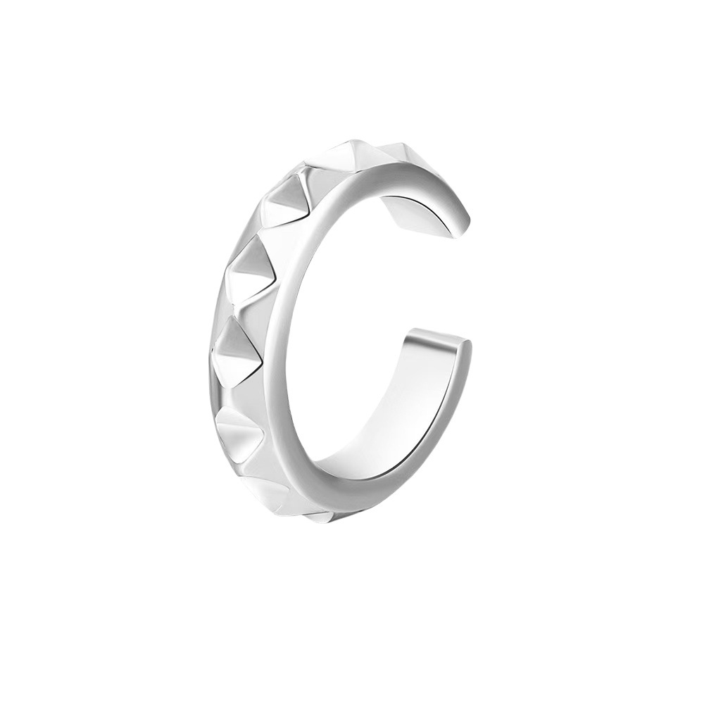 Oredos para damas creativas europeas y americanas Pendientes enrollados en espiral de cartílago no poroso Pendientes de clip de oreja de aleación ajustable para mujer