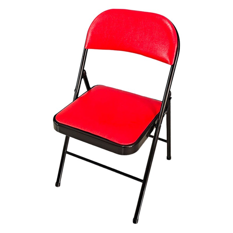 Silla plegable silla Sur Conferencia silla de oficina entrenamiento silla plegable de cuero silla plegable de trabajo simple silla plegable silla sur