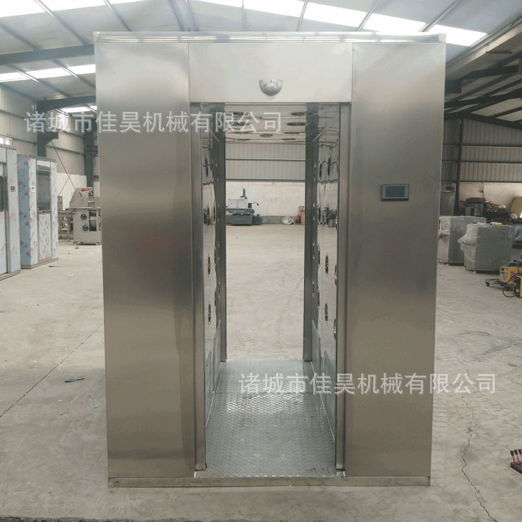 山东单人感应风淋室车间卷帘门风淋室广州风淋室无尘通道风淋食品