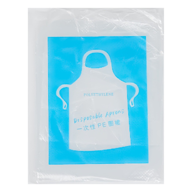 Embalaje independiente delantal desechable plástico impermeable a prueba de aceite caliente olla barbacoa catering hogar comercial degradable