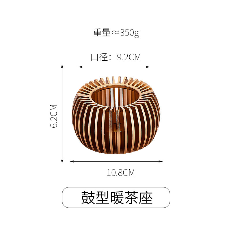 温茶炉ろうそく加熱台座が精巧で透かし彫りされた茶道が小さくて豪華で暖かい茶炉日本式ホテルレストランが業務用です。|undefined
