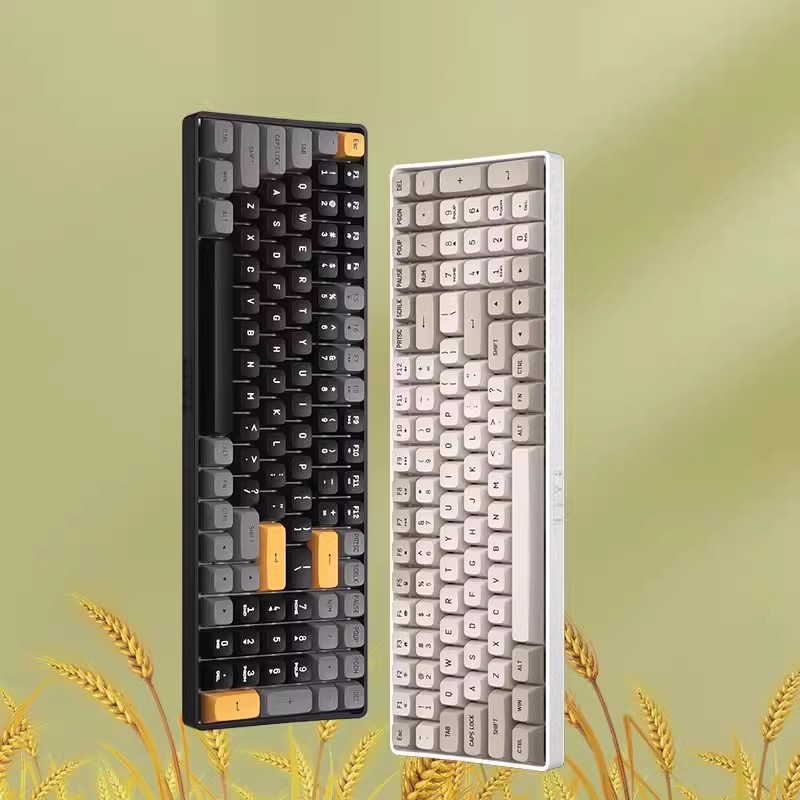 Patriot A100 Wired and Wireless Dual-Mode Blue Axis Yellow Axis Mechanical Keyboard, Gaming and Office-Specific Keyboard