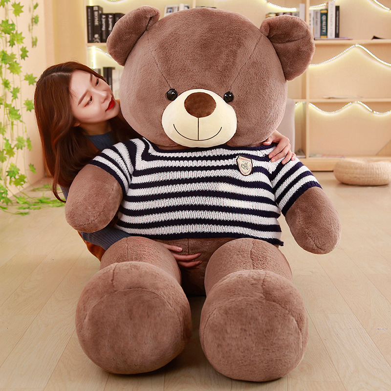 Cute plush velvet big children's doll for sleep