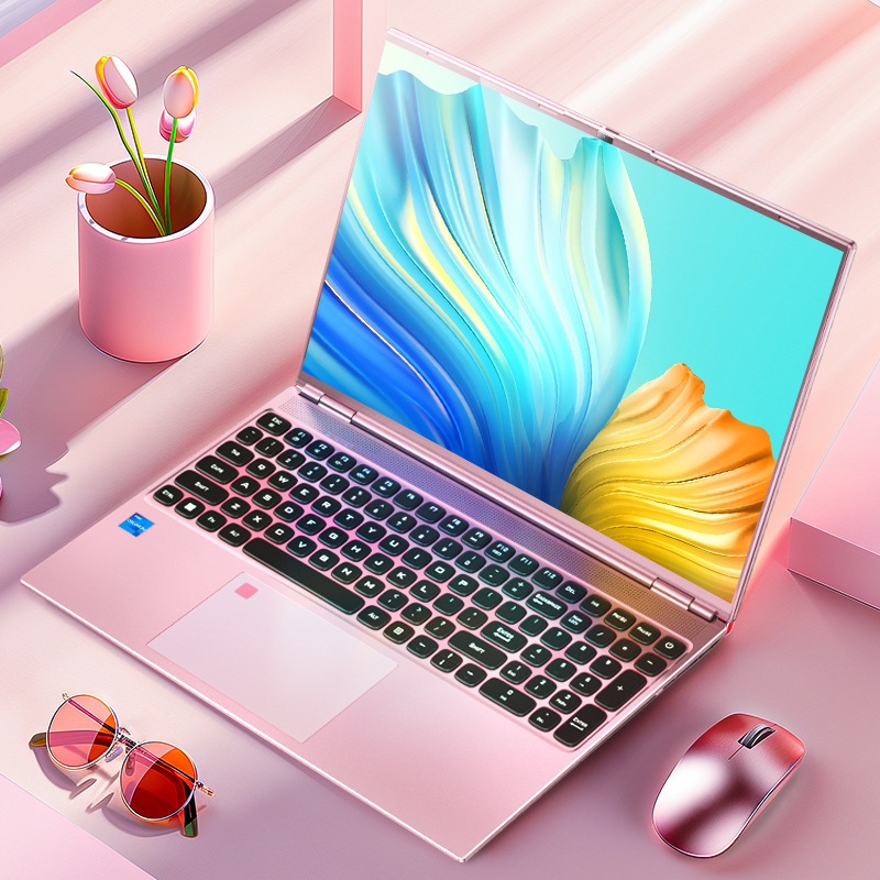 New 15.6 "Core 13 Generation Thin Laptop 4K HD Screen Gaming Netbook Laptop