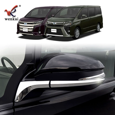 Suitable for Toyota NOAH modified rear reversing decorative strip VOXY special rearview mirror anti-collision electroplating sequins (Other Automotive Exterior Supplies)
