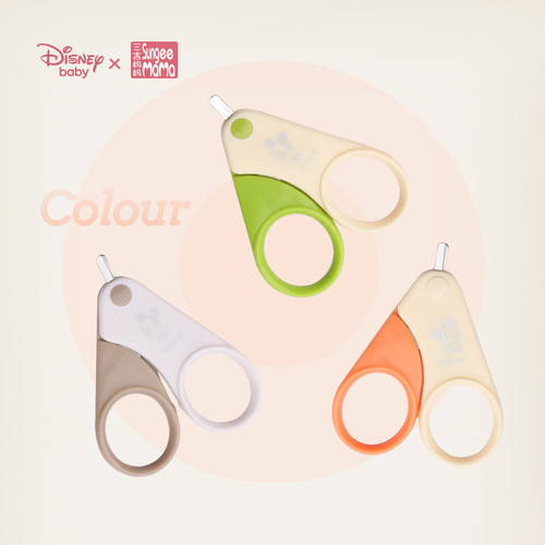 Disney safety anti-slip baby nail clipper children's nail scissors single scissor nail clipper infant nail clipper