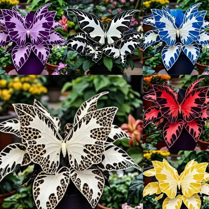 【跨境供货】蝴蝶天竺葵种子庭院阳台盆栽花卉种籽耐旱观叶大绿植