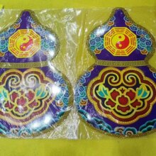2024新款金木水火土五行葫芦聚财葫芦五彩聚宝盆半成品发货烧纸纸