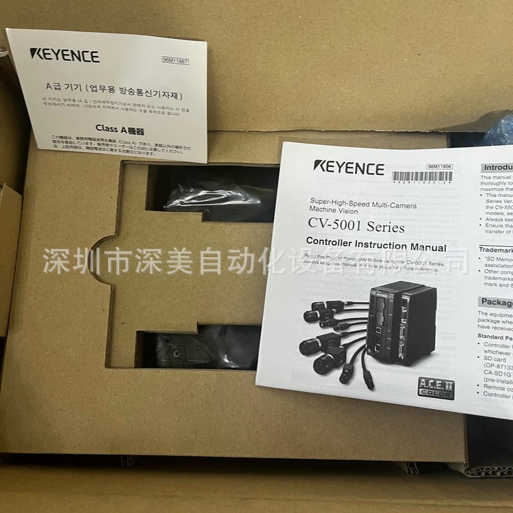 KEYENCE基恩士全新原装CV-5501P数字图像传感器控制器 拍前议价