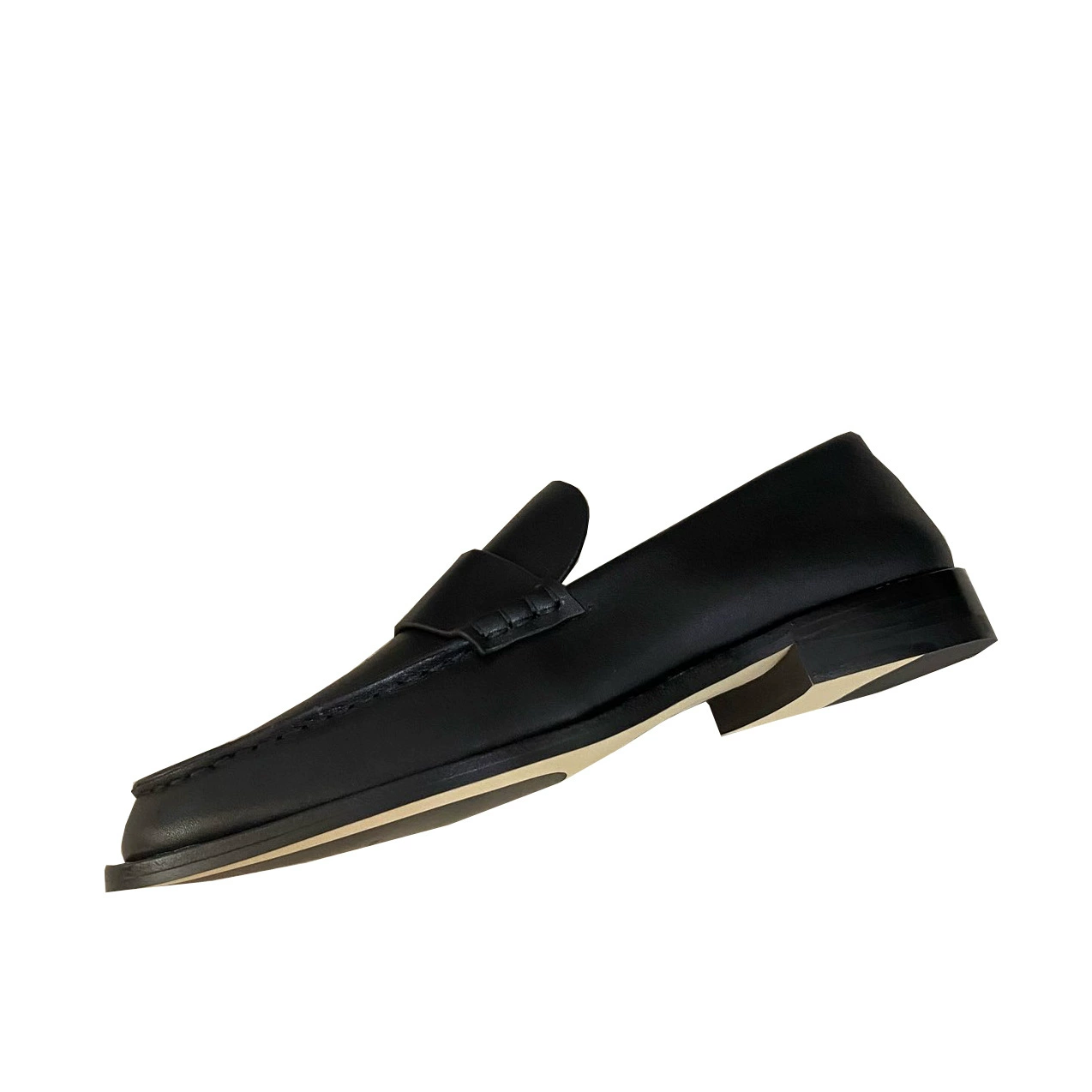 Small leather loafers low-cut, 2025 years