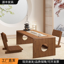 飘窗小桌子日式榻榻米折叠茶桌小茶几炕桌矮桌楠竹坐地卧室飘窗桌