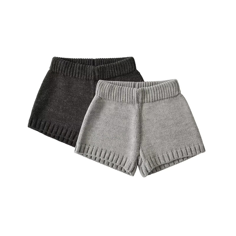 Pure Desire Sweet Girl Wool Knitted Shorts Women's Autumn New Small Straight Slim Loose Wide Leg Casual Pants Pure Desire Sweet Girl Wool Knitted Shorts Women's Autumn New Small Straight Slim Loose Wide Leg Casual Pants