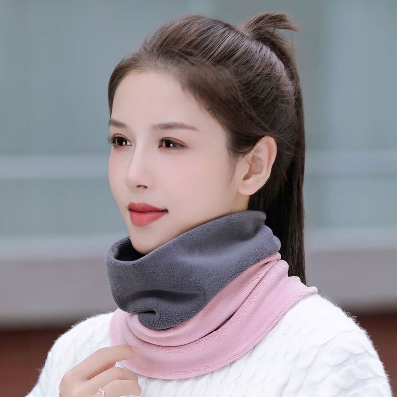 新款围脖冬季保暖脖套围巾女士加绒加厚面罩护颈椎脖子套春秋男|undefined
