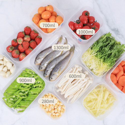 NAKAYA Japanese Imported Antibacterial Preservation Bento Box Microwave Refrigerator Storage Box Heating Lunch Box