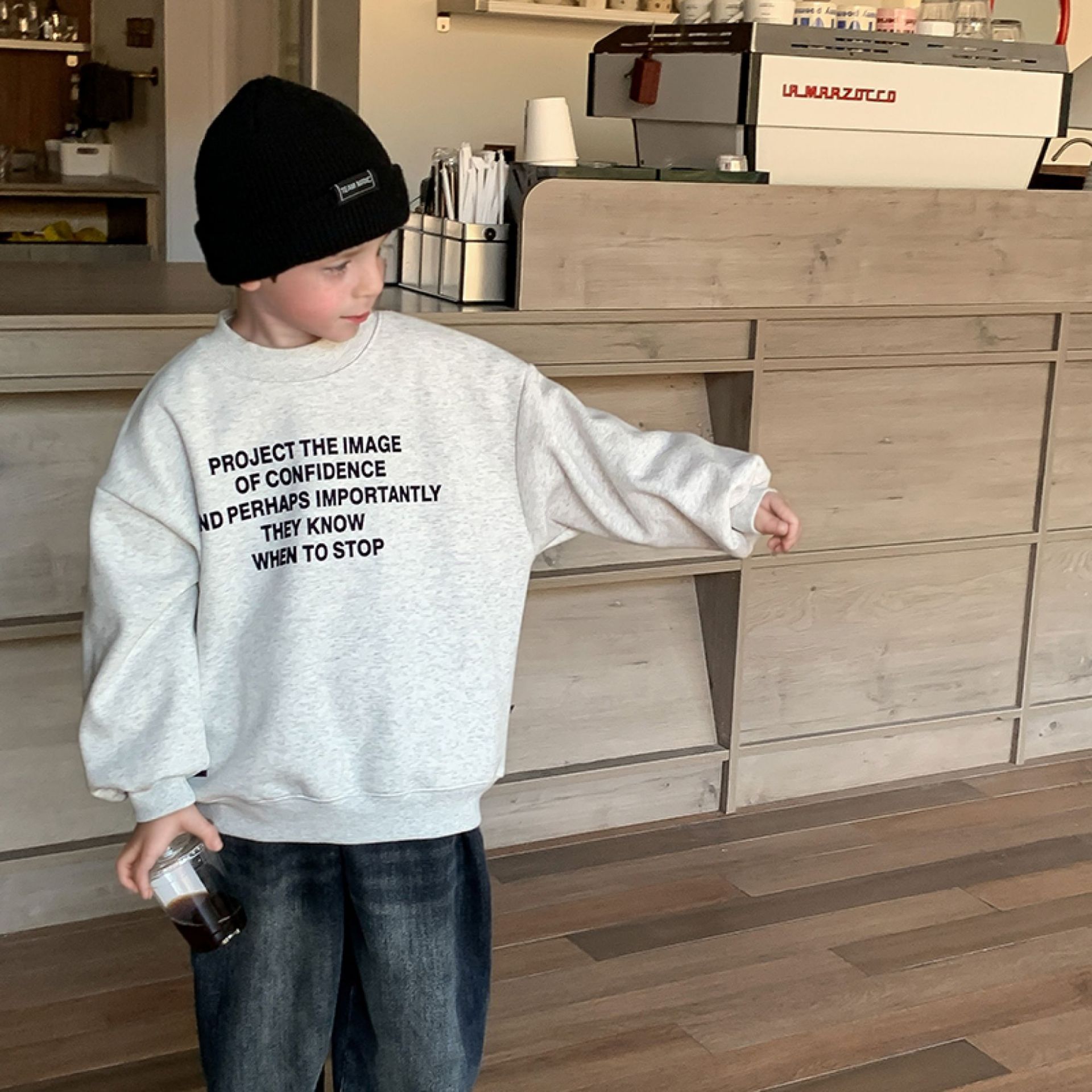 라이트 그레이(양털 안감)