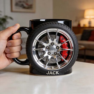 �羳Personalized Car Tire-Themed Mug���Ի���܇݆̥���}�R�˱�
